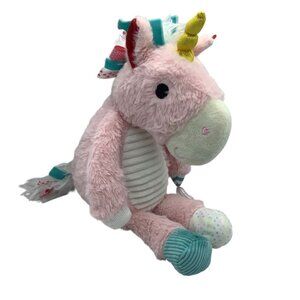 Make Believe Ideas Sensory Snuggables Unicorn Plush Soft Baby Toy Teether Wings